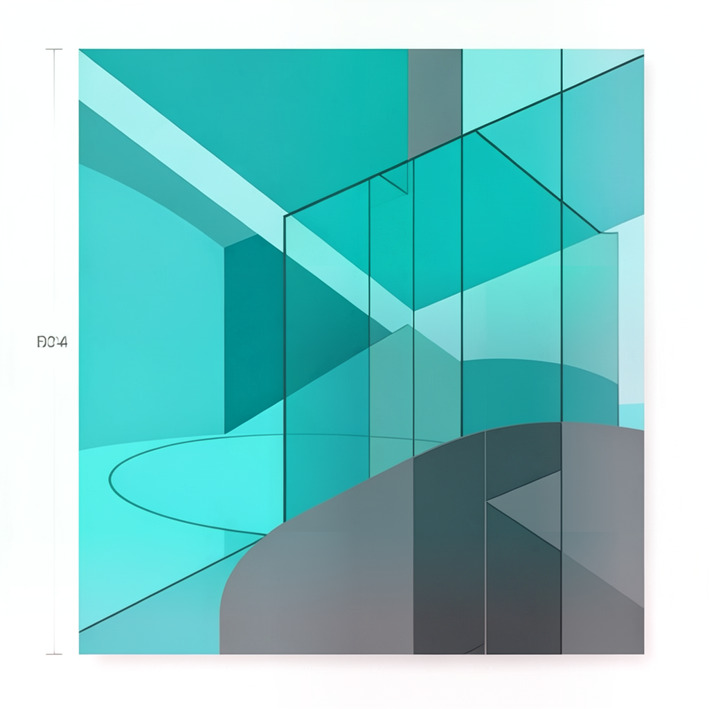 Abstract editorial art representing technical argument architecture and evidence sequencing