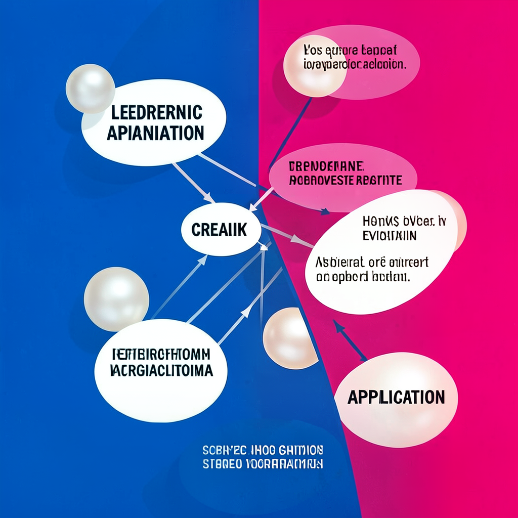 Abstract editorial art representing a structured argument map with evidence checkpoints