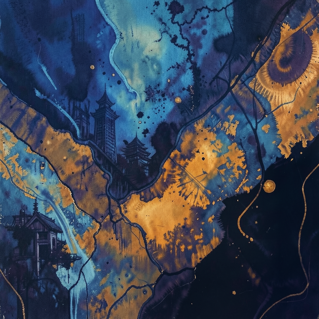 Abstract editorial cover art for Singapore is turning AI governance into an adoption asset